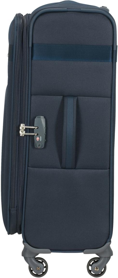 erweiterbarer Weichgepäckkoffer dunkelblau Samsonite Citybeat M 66cm Navy Blue