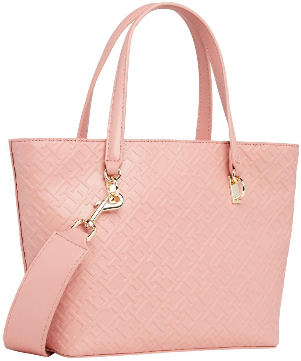 feminine Minitasche Tommy Hilfiger geprägt Refined Teaberry Blossom rosa