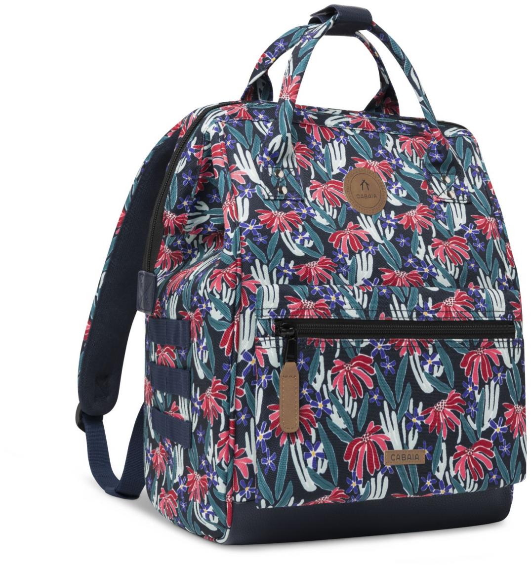 femininer Wanderrucksack Edea Blumen Cabaia Medium bunt Adventurer