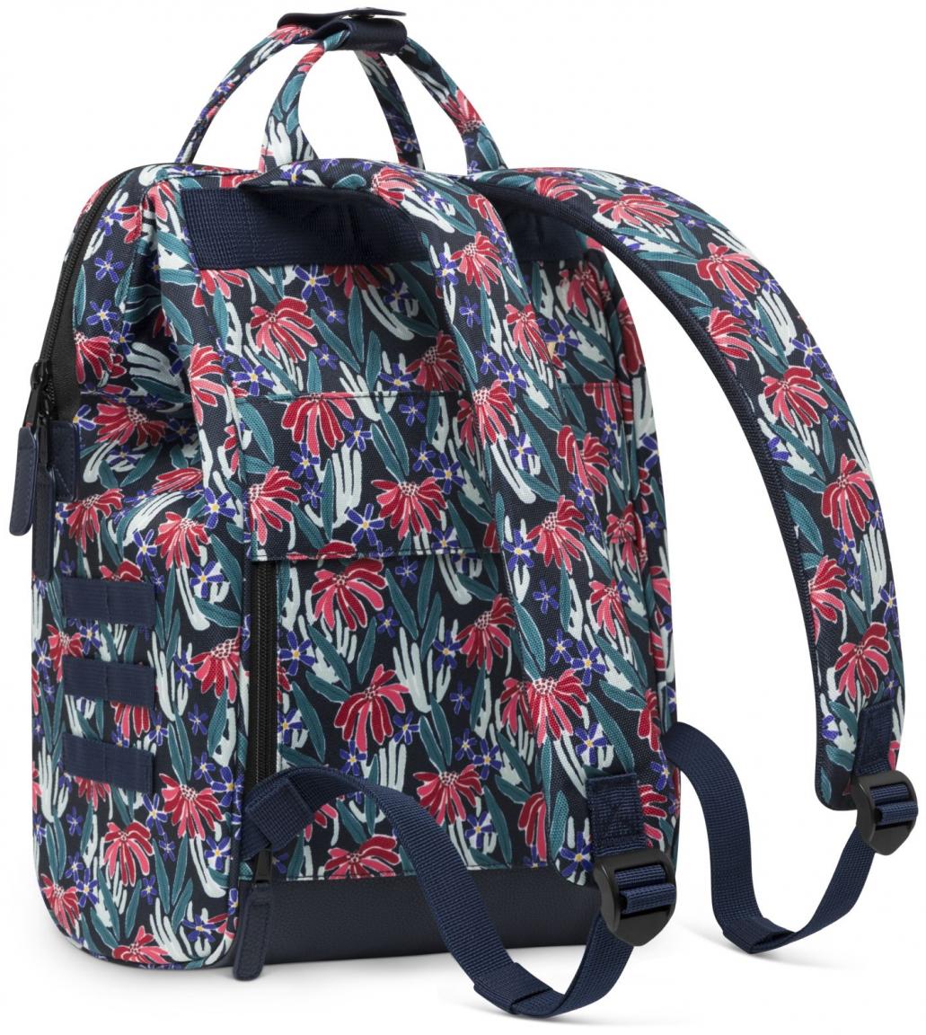 femininer Wanderrucksack Edea Blumen Cabaia Medium bunt Adventurer