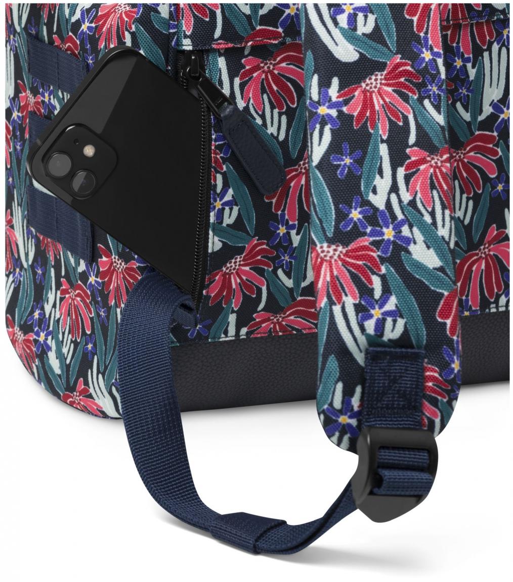 femininer Wanderrucksack Edea Blumen Cabaia Medium bunt Adventurer