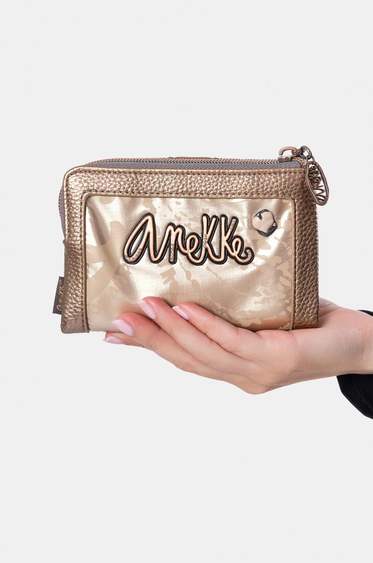 flexible Klappbörse Anekke gold Intentions glänzend Real RFID