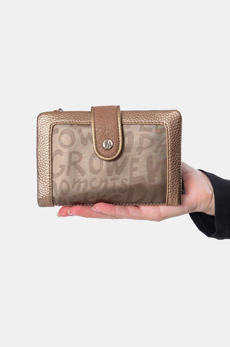 flexible Klappbörse Anekke gold Intentions glänzend Real RFID