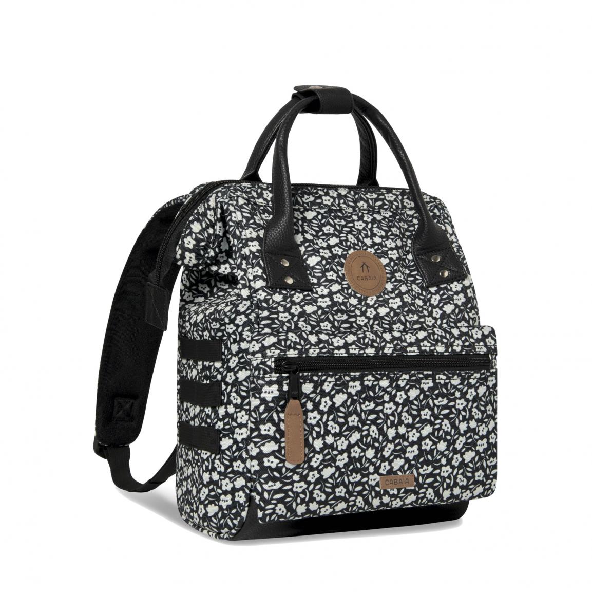 fröhlicher Tagesrucksack Adventurer Small Catane Black and White