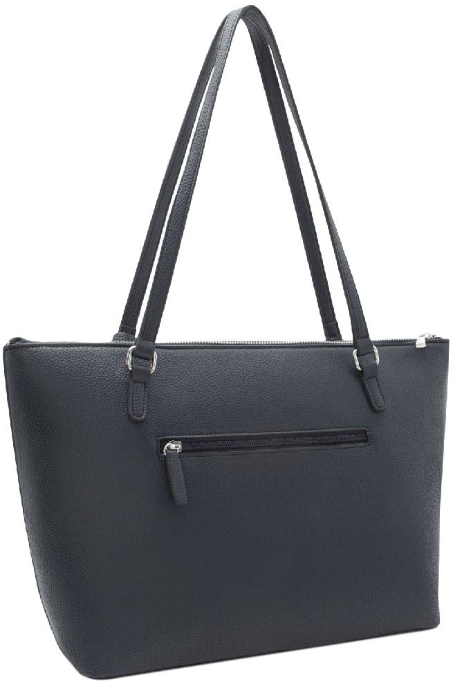 geräumige Handtasche marine L.Credi vegan dunkelblau Michaela