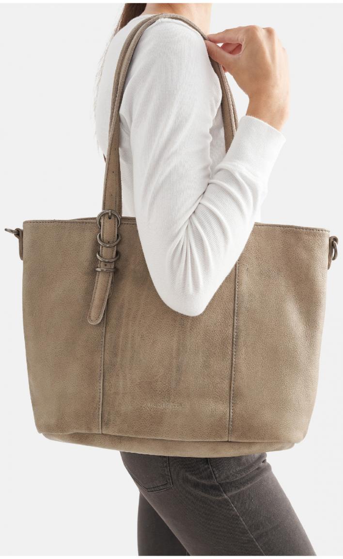 geräumige Henkeltasche FREDsBRUDER reversibel schwarz Clutch