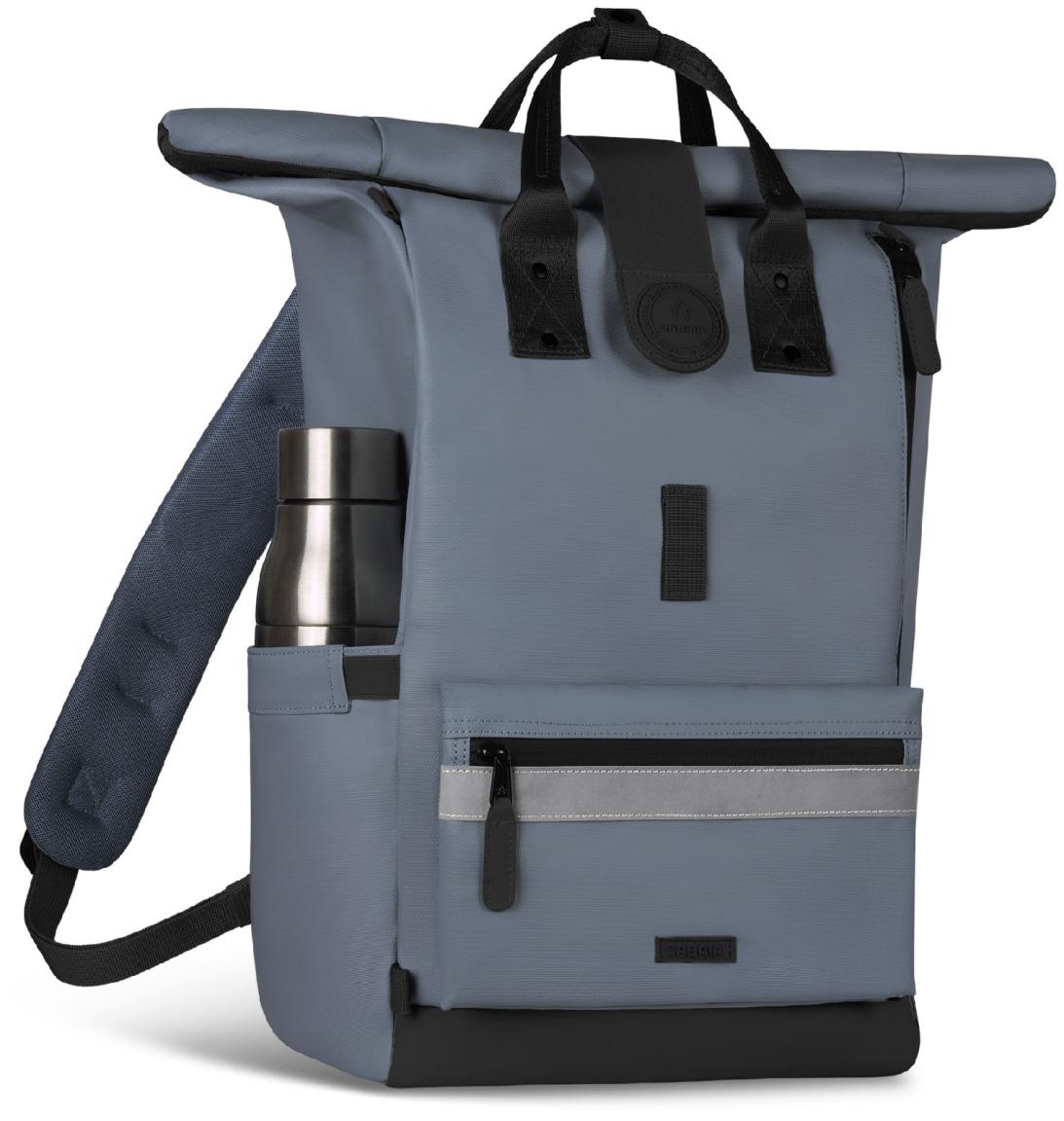 geräumiger Outdoorrucksack Cabaia Explorer Large beige Cap Breton beschichtet Karabiner