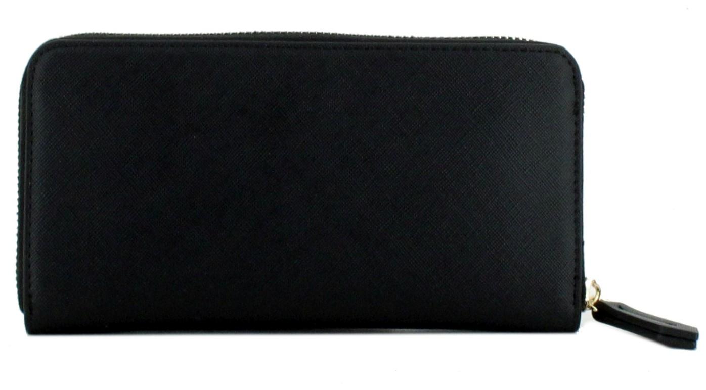 gesteppte Brieftasche schwarz Valentino Cold RE Nero