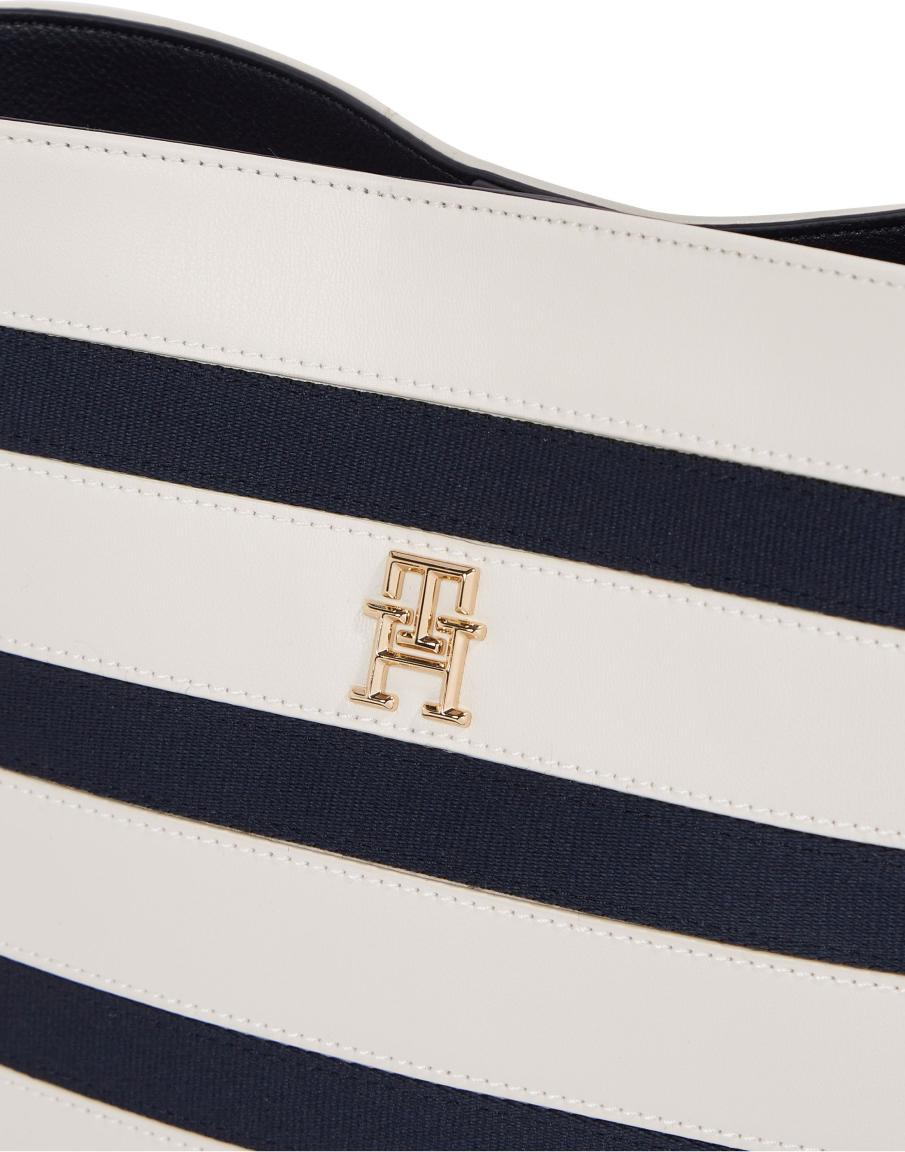 gestreifte Beuteltasche Iconic Tommy Hilfiger maritim