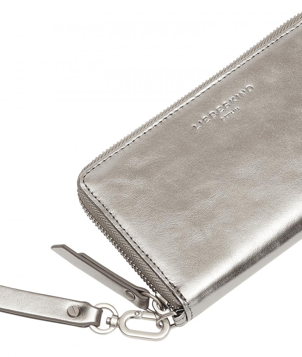 glänzende Geldbörse Silber BAVivianW2 Liebeskind Marshell Metallic silver lead