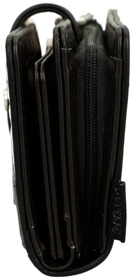 große Brieftasche Damen Anekke Alma bunt Glitzer Prägung