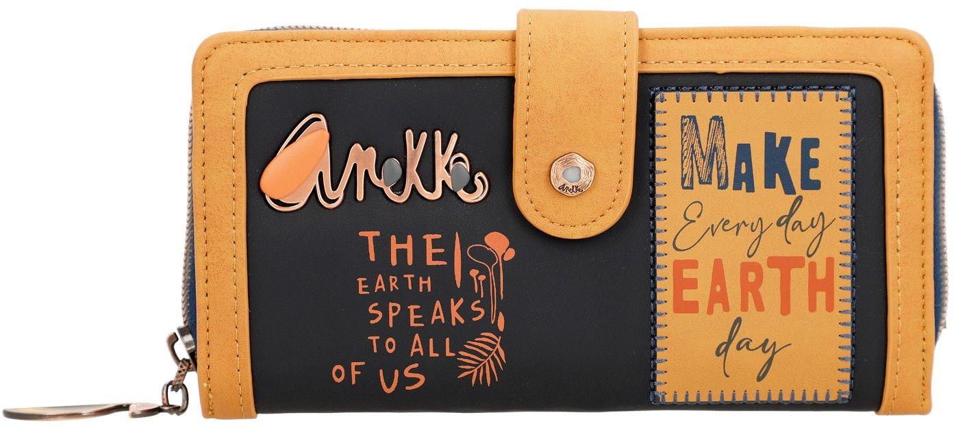 große Geldtasche recycled dunkelblau Anekke Nature Pachamama