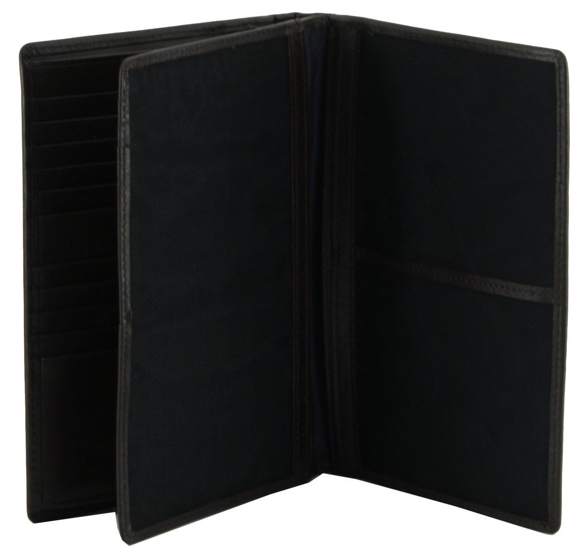 große Herrenbörse Maitre Bruschied Aigwan Wallet Dark Brown Dunkelbraun