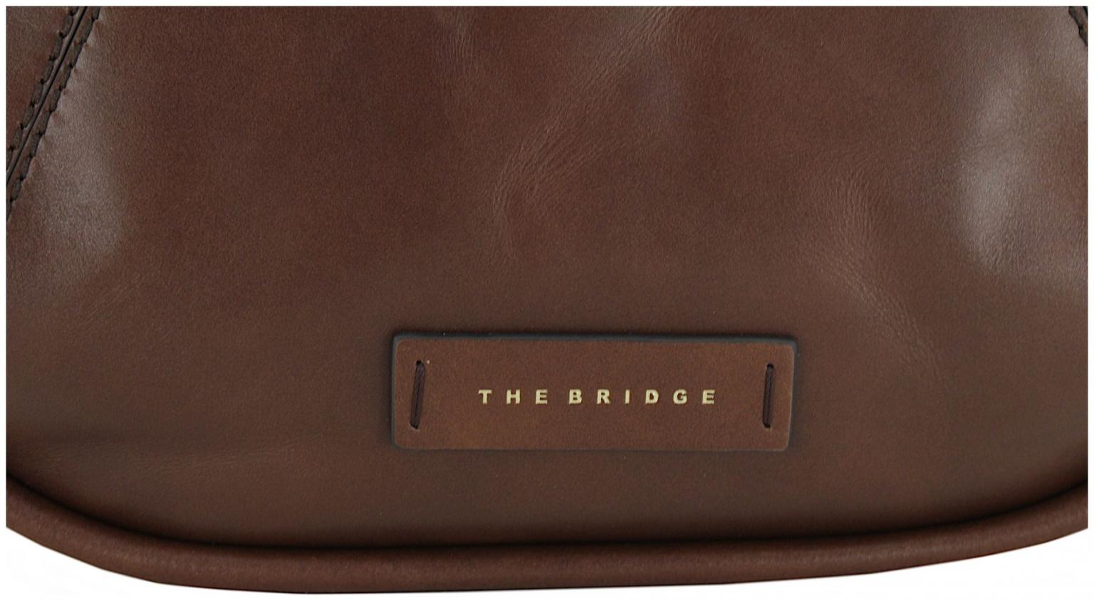 große Ledertasche Brigida The Bridge dunkelbraun Toskana