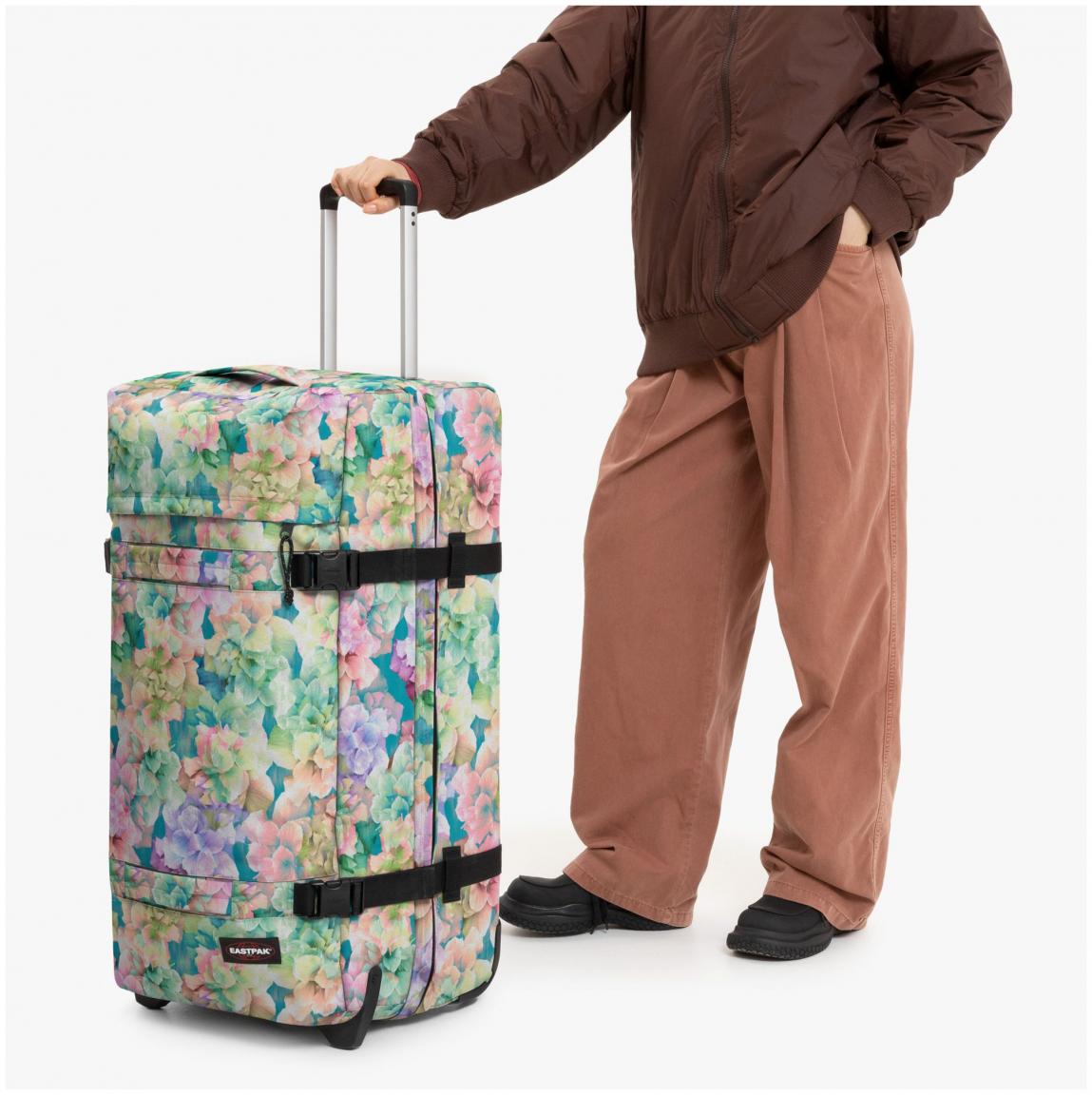 große Rollentasche Eastpak Transit'r Garden Soft Blumenprint
