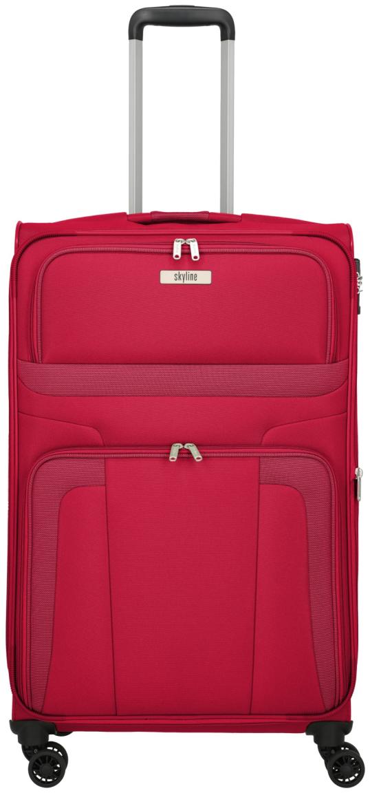 großer Flugkoffer Skyline Orlando L 76cm Red erweiterbar