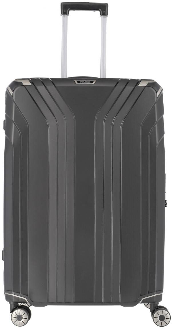 großer Hartschalenkoffer schwarz Travelite Elvaa 4w Trolley L 77cm
