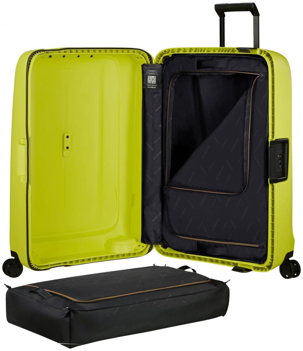 großer Reisekoffer Samsonite Essens Spinner L 75cm Lime hellgrün