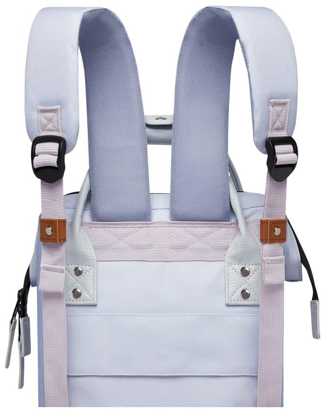 hellblauer Damenrucksack Wechselfront metallic Cabaia Adventurer Puerto Viejo Small