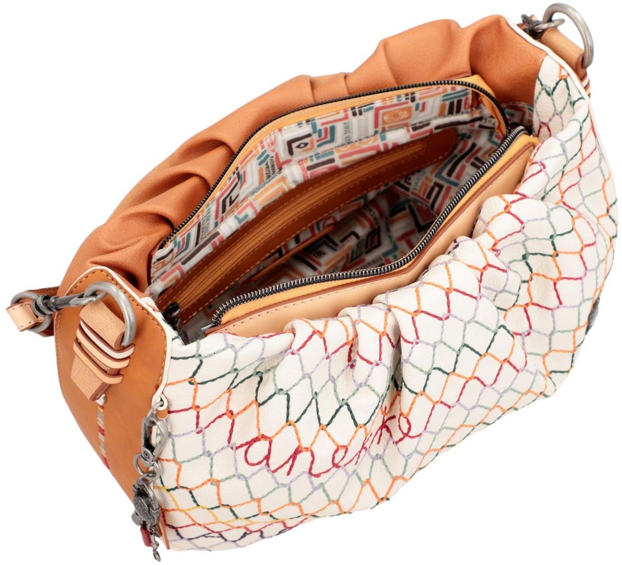 helle Baguette Bag mit Stickerei Anekke Menire Magic Souls