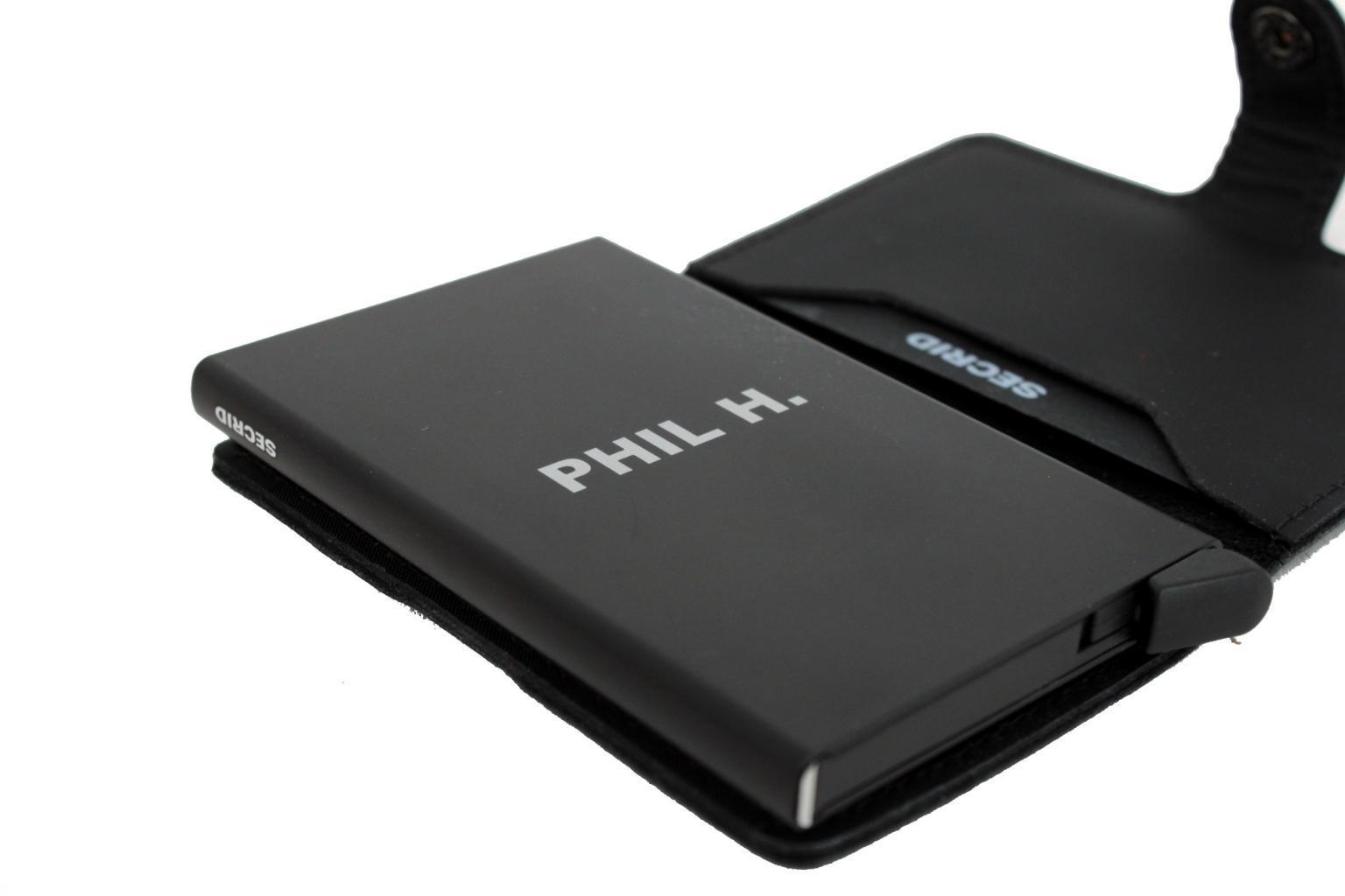 individuelle Gravur für Secrid Wallets und Cardprotector