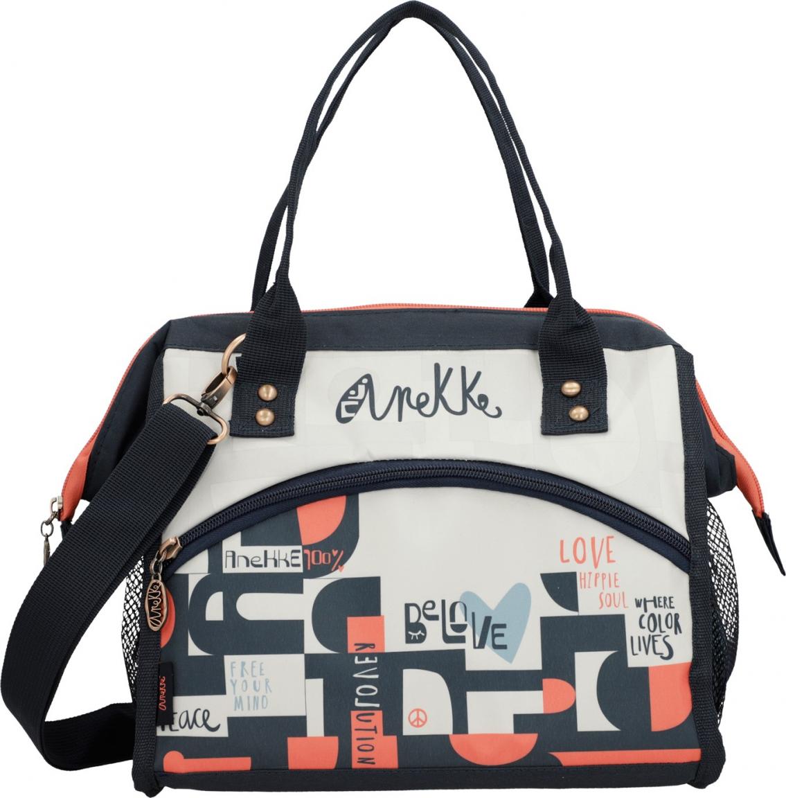 isolierte Henkeltasche Anekke Sixties blau bunt