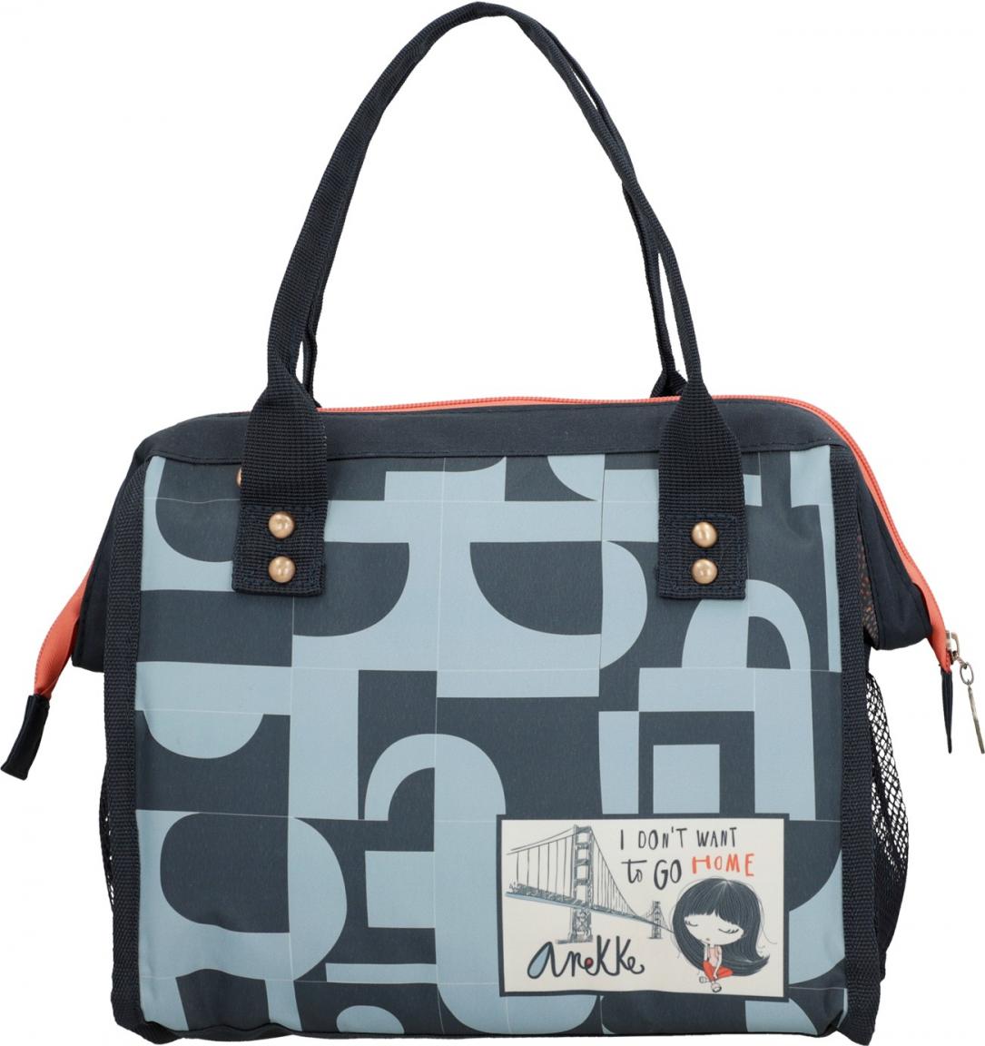 isolierte Henkeltasche Anekke Sixties blau bunt