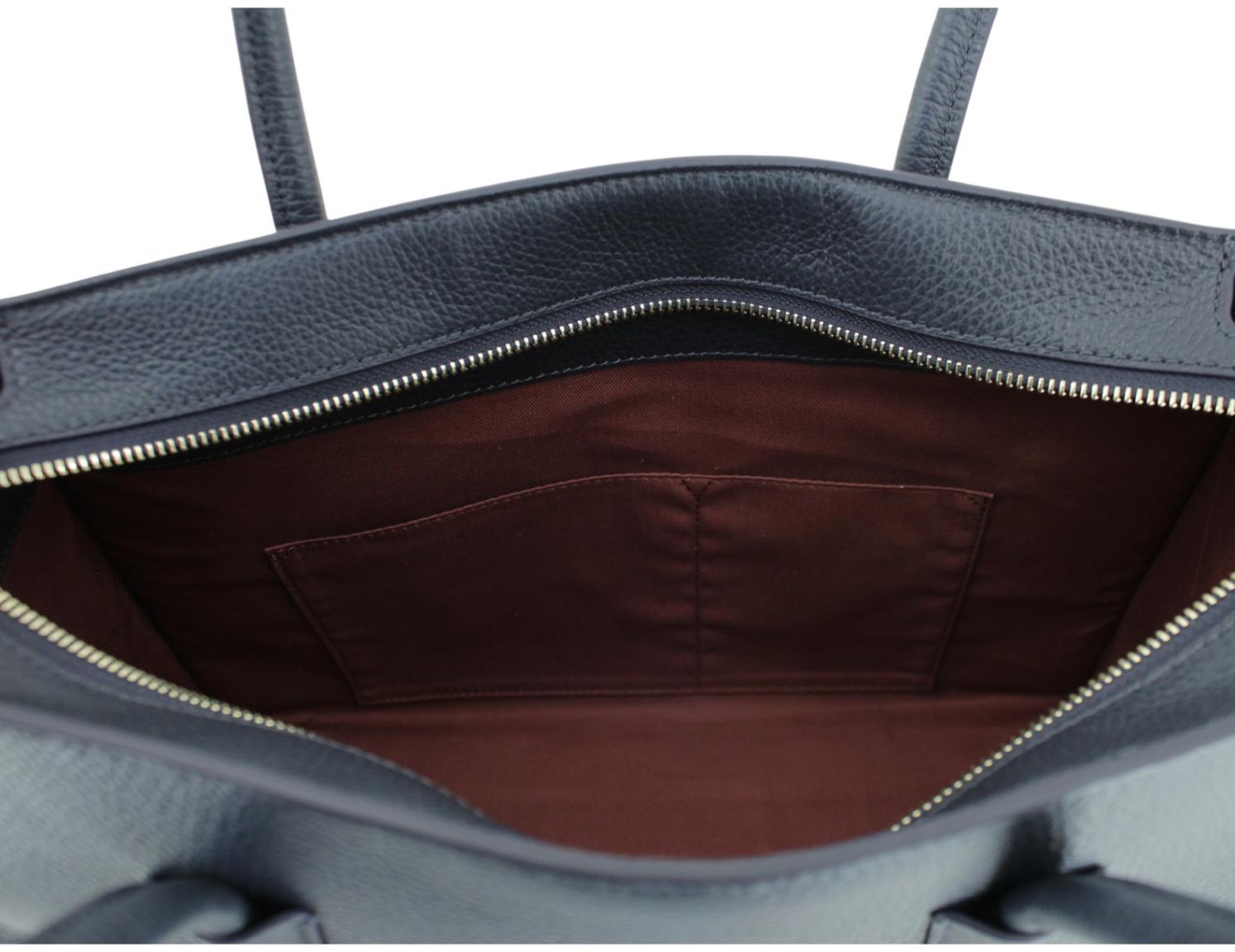 klassisch schwarze Shoppertasche Coccinelle Myrtha Noire