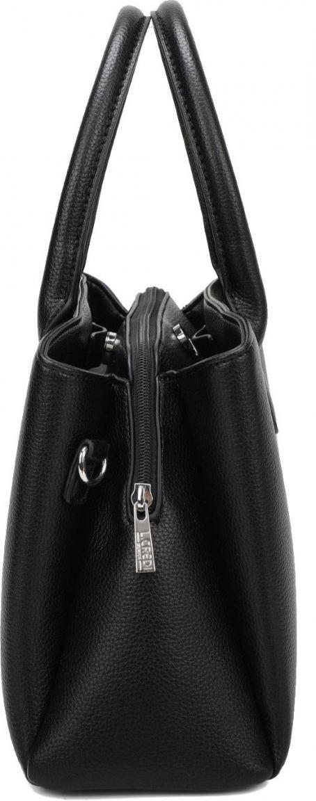 klassische schwarze Henkeltasche L.Credi Polly nachhaltig