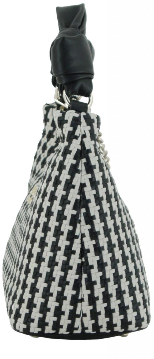 kleine Handtasche Knotendetail Kettenhenkel Guess Mirema Black Multi