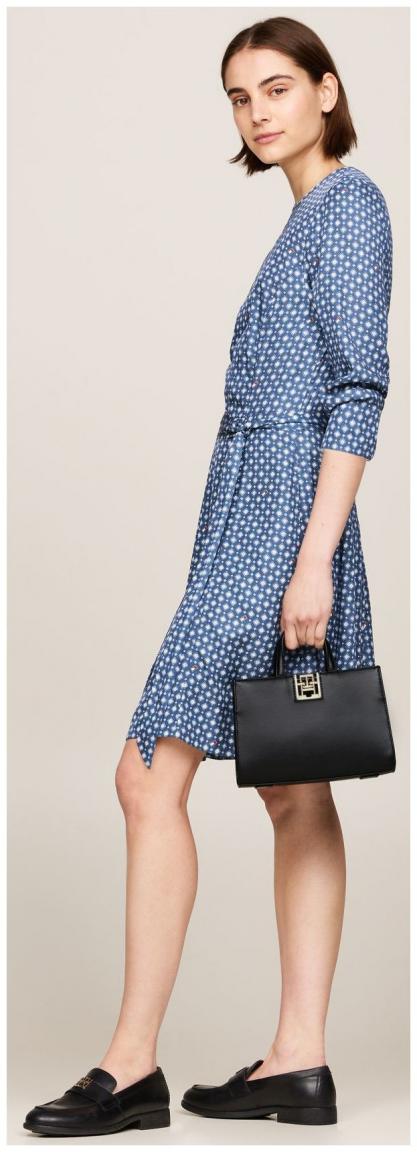 kleine Henkeltasche Tommy Hilfiger Reset grün Mini Tote