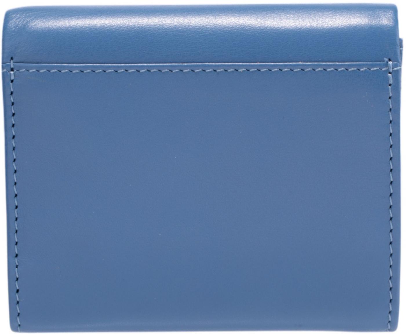 kleine Lederbörse Maitre Deda Bleg Midblue mittelblau