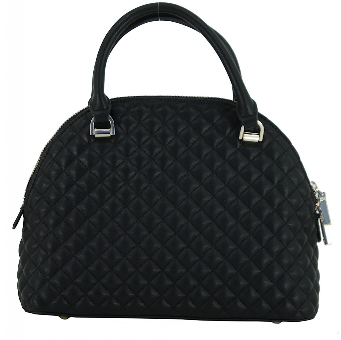 kleine Stepptasche mit Zierkette Guess Everlee Off White warmweiß
