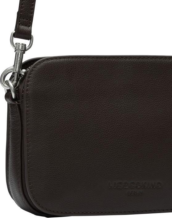 kleine Umhängetasche Glattleder dunkelbraun Liebeskind Luka Crossbody