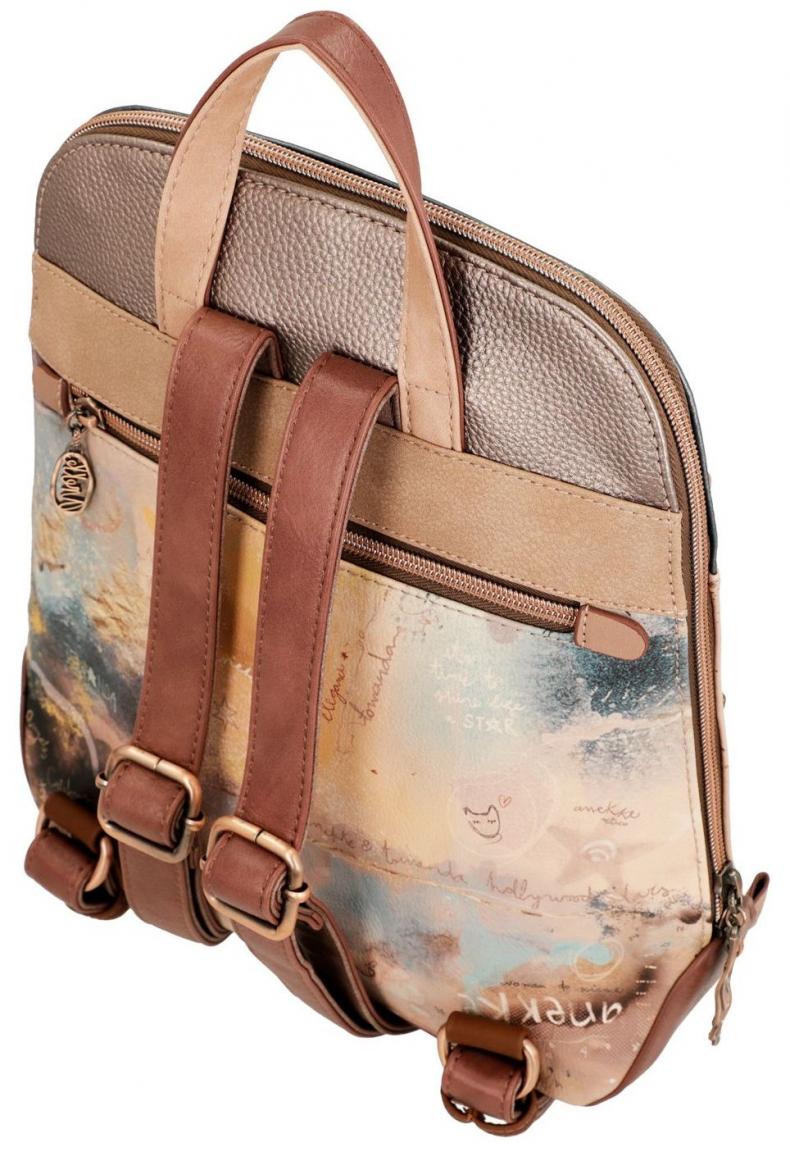 kleiner Freizeitrucksack mit Aufdruck Anekke Hollywood