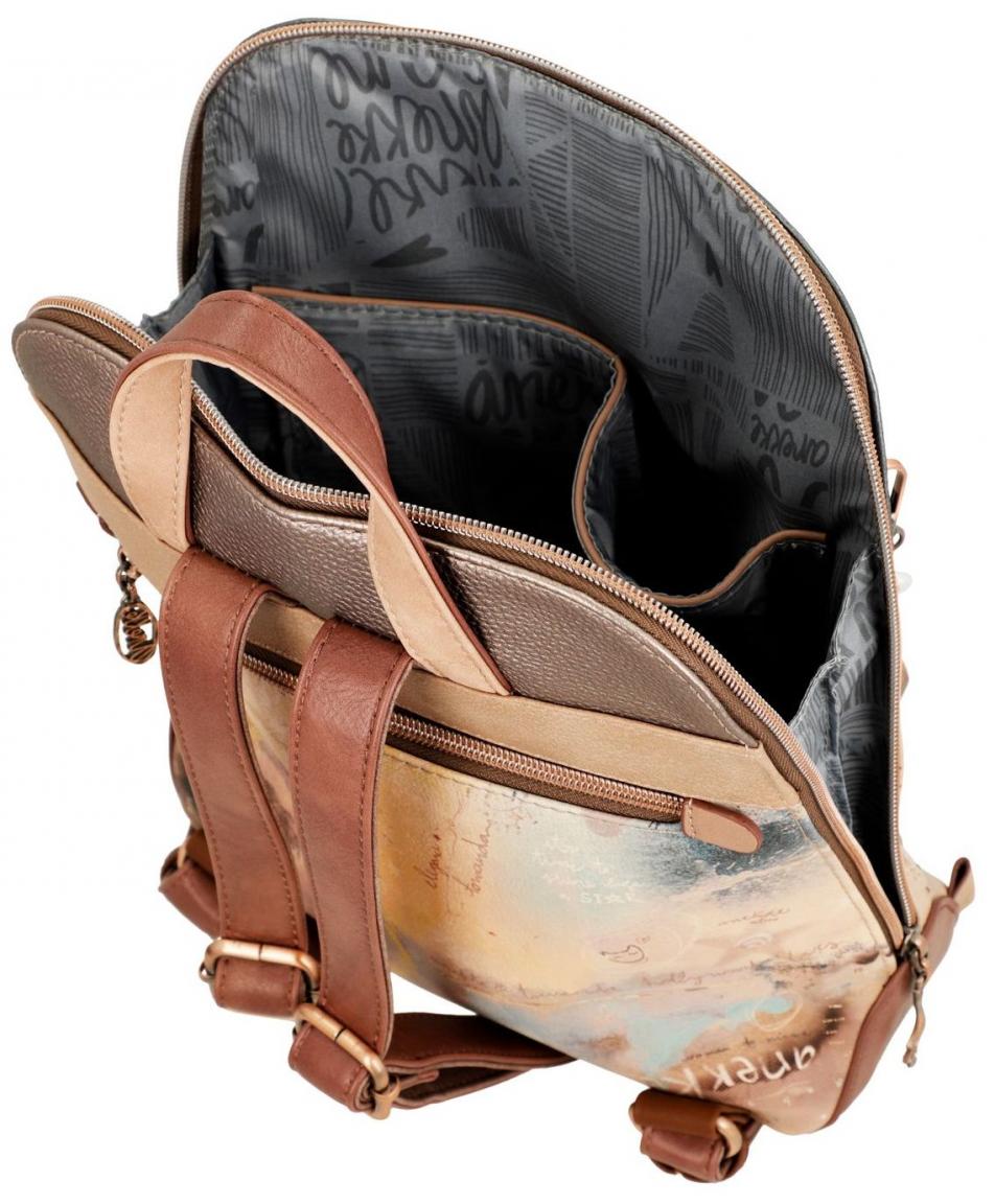kleiner Freizeitrucksack mit Aufdruck Anekke Hollywood