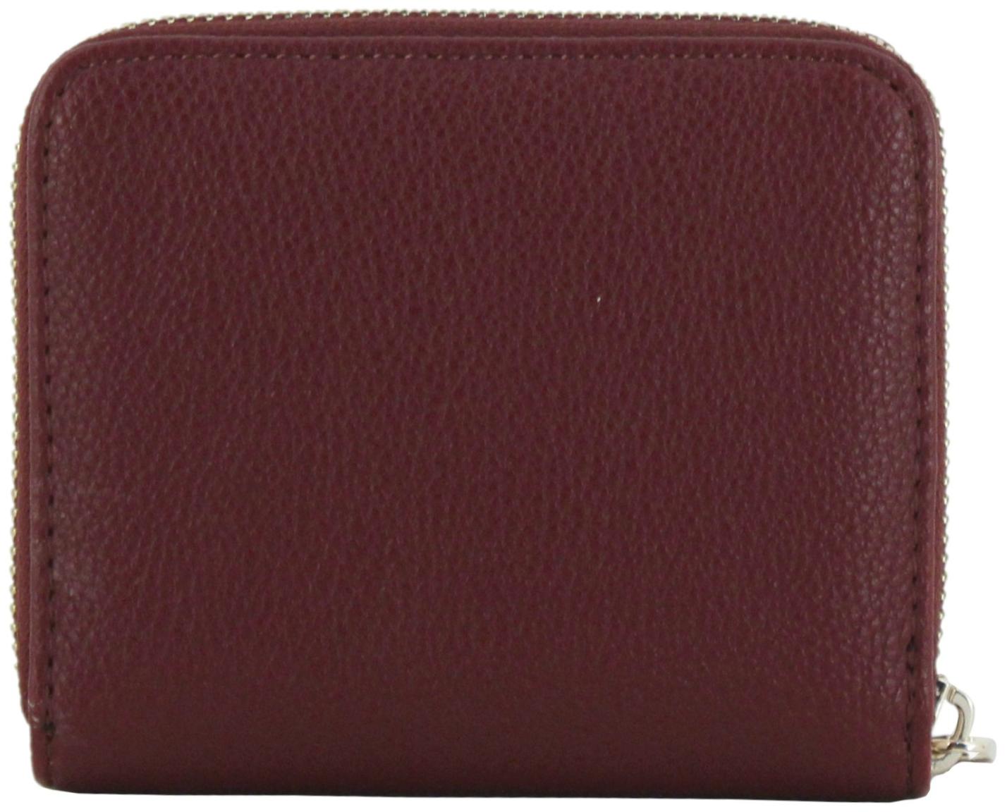 kompakte Geldbörse dunkelrot Guess Laurel II SLG Wine