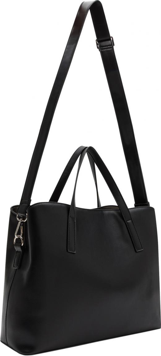 kompakte Kurzgrifftasche Milena schwarz L.Credi