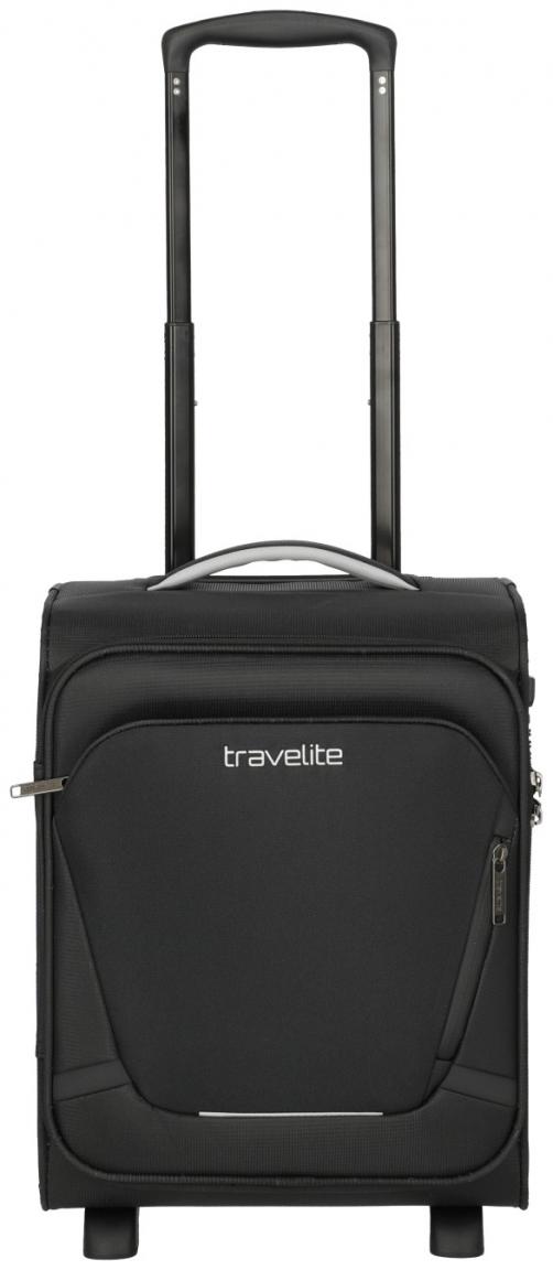 kompakter Rollenkoffer XS 40cm Travelite Jetpack Wings 2 Rad Cabin schwarz