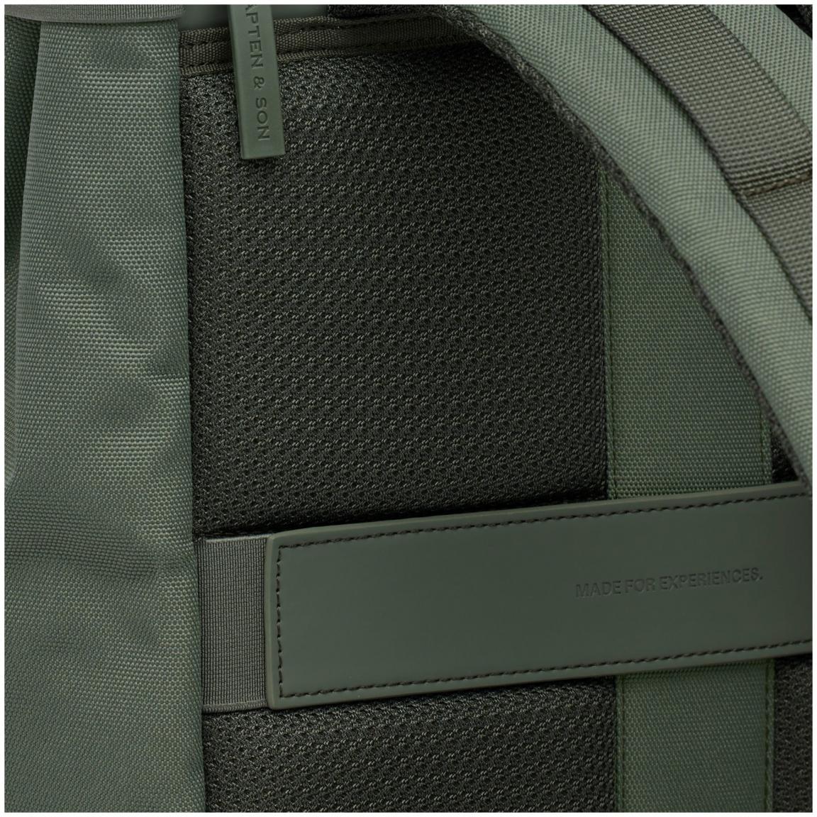 kompakter Technikrucksack Kapten & Son Fyn Dusty Green vegan