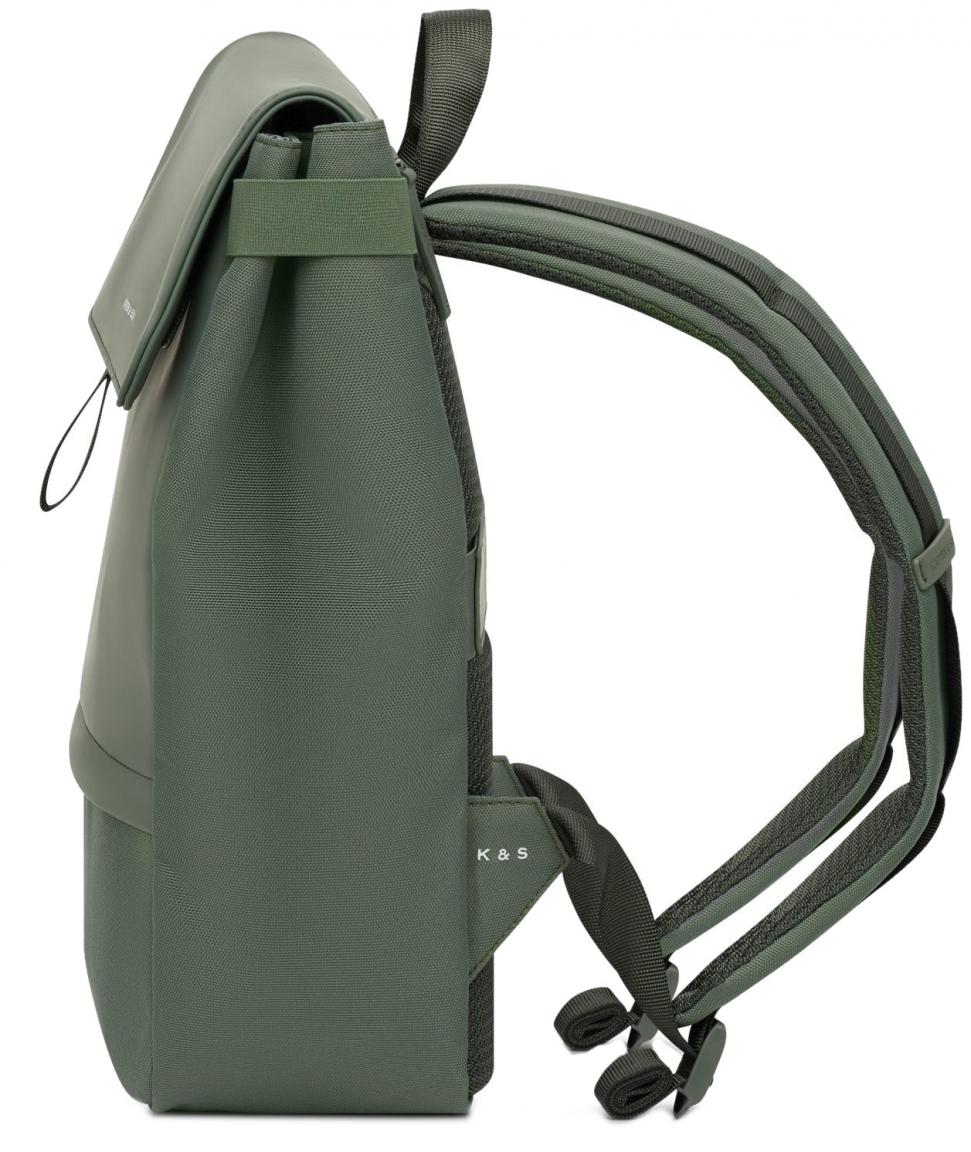 kompakter Technikrucksack Kapten & Son Fyn Dusty Green vegan
