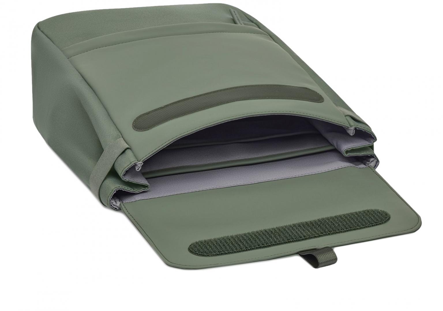 kompakter Technikrucksack Kapten & Son Fyn Dusty Green vegan