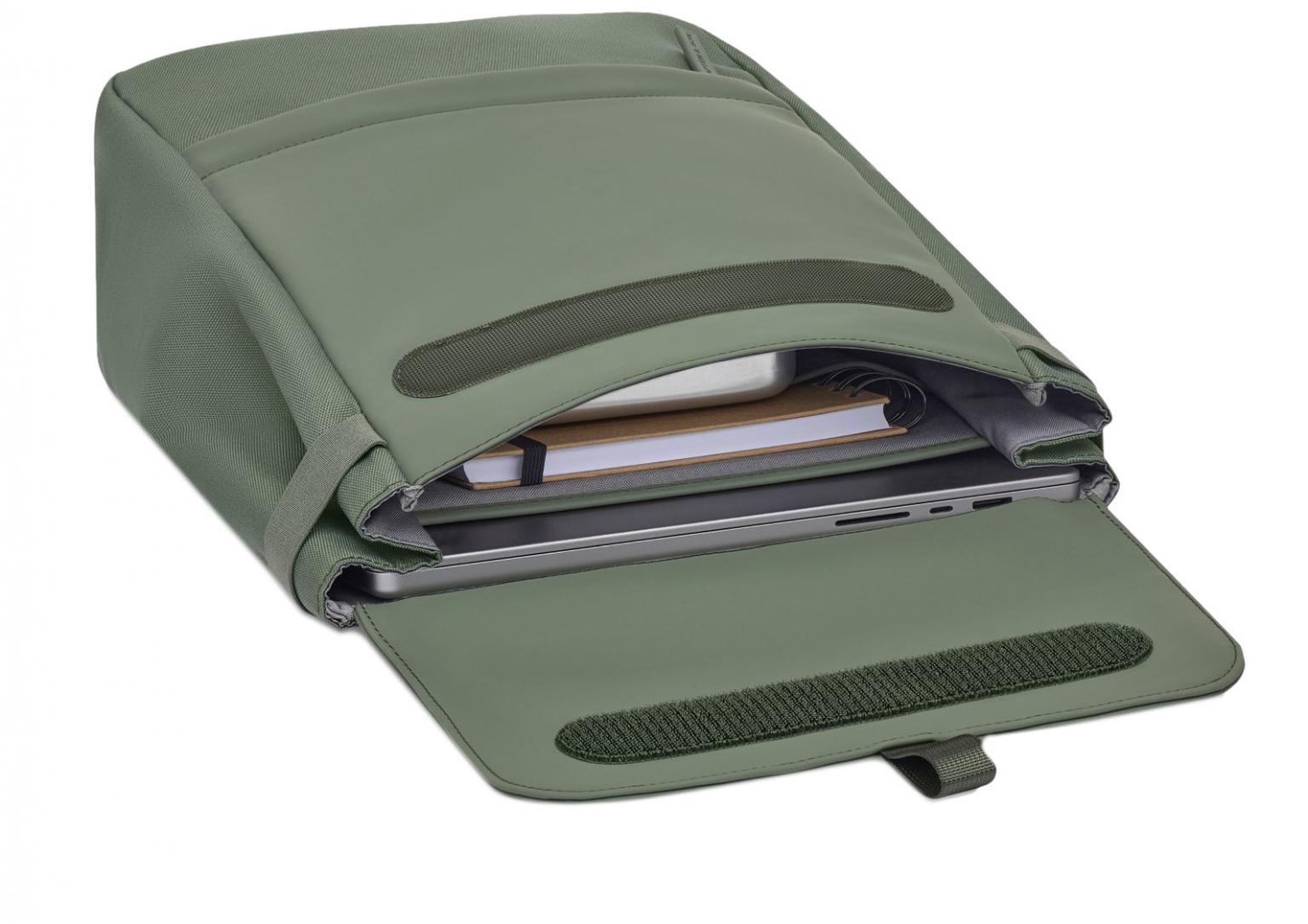 kompakter Technikrucksack Kapten & Son Fyn Dusty Green vegan