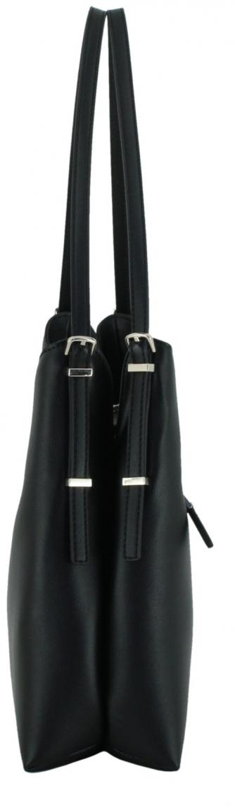 lässige Schultertasche Large Hobo Guess Lefia schwarz