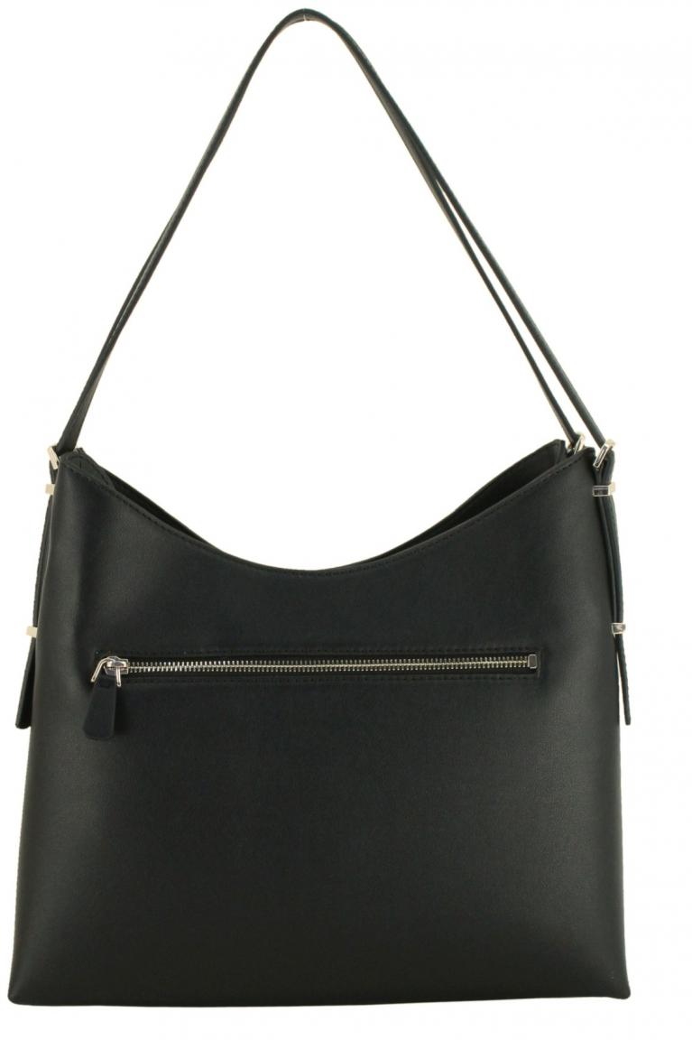 lässige Schultertasche Large Hobo Guess Lefia schwarz