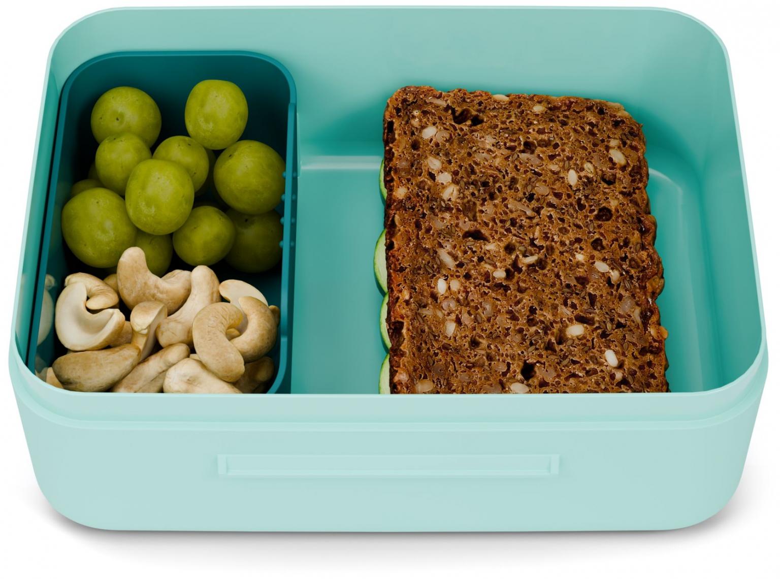 mintgrüne Lunchbox Ergobag Pferde Kunststoff
