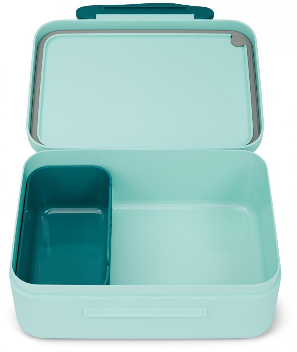 mintgrüne Lunchbox Ergobag Pferde Kunststoff