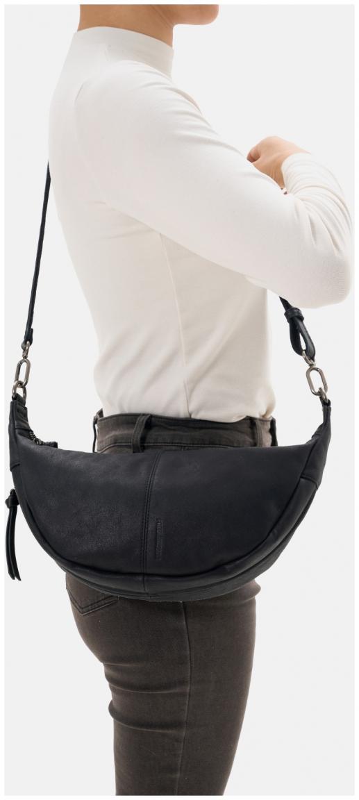 mondförmige Umhängetasche FREDsBRUDER Beyond Crossbag Toffee braun