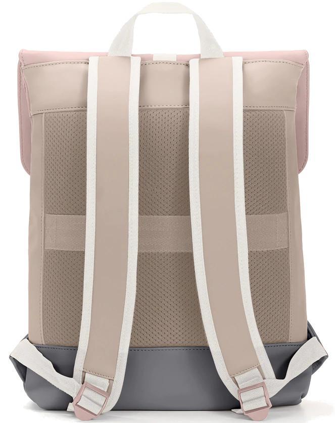 nachhaltiger Damenrucksack Ruby Johnny Urban Sleek dreifärbig Beige Rose