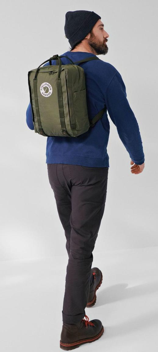 olivgrüner Jugendrucksack Lyocell Fjällräven Tree Kanken Lichen Green
